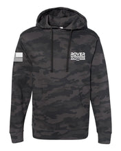 Load image into Gallery viewer, Rover Outdoors Co. Black Camo Hoodie
