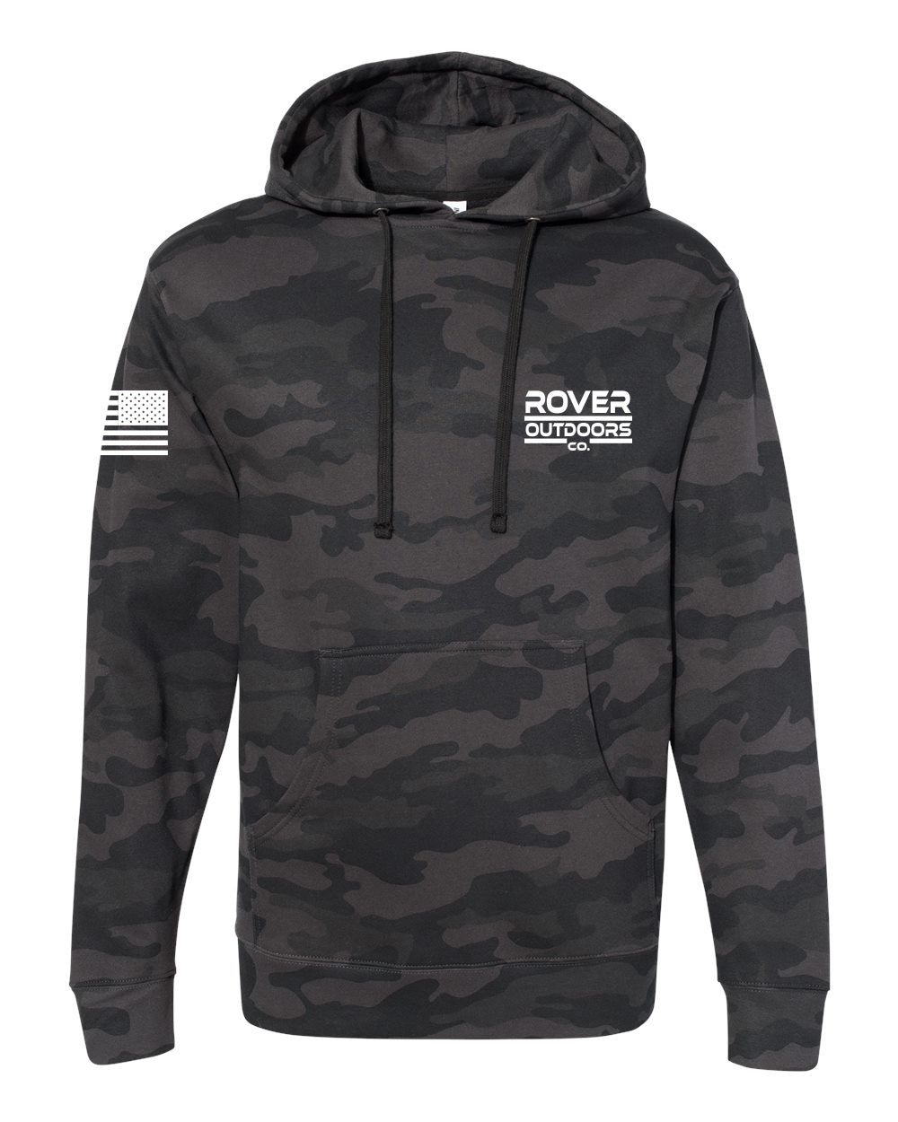 Rover Outdoors Co. Black Camo Hoodie